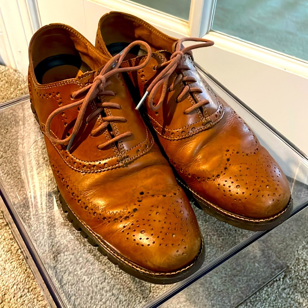 Mens Cole Haan Zero Grande Wingtips size 10.5